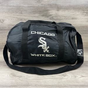 Chicago White Sox NASCO Duffel Bag Vintage 18x11” Black White MLB